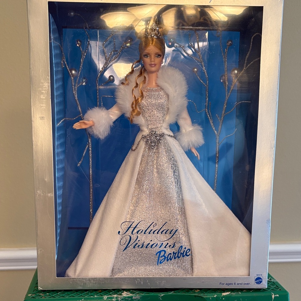 Barbie Holiday Visions Silver & White Festive Collector Doll NRFB